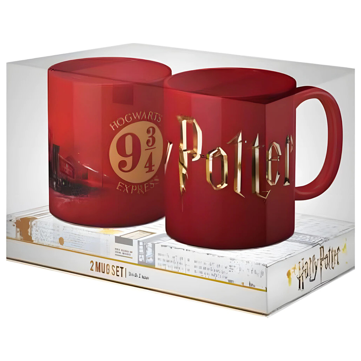 Harry Potter Hogwarts logo Tasses set Produktfoto