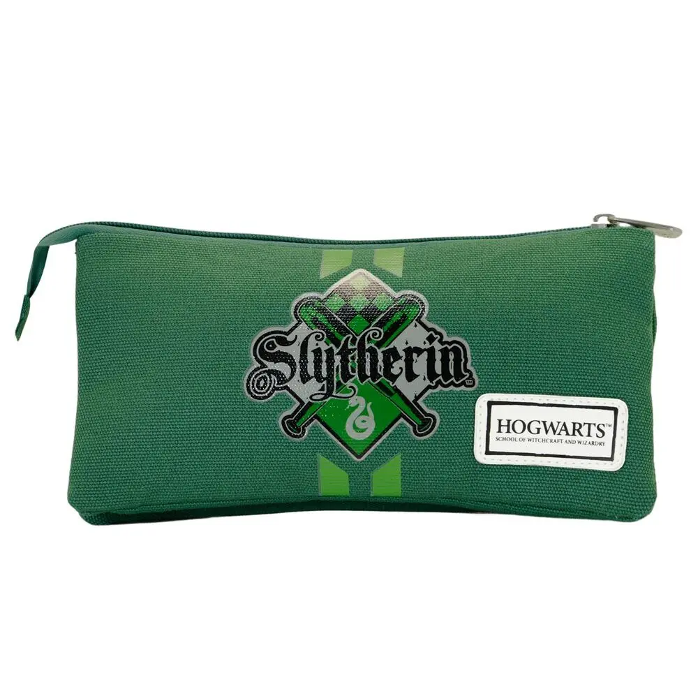 Harry Potter Hogwarts Slytherin Dreifaches Mäppchen Produktfoto