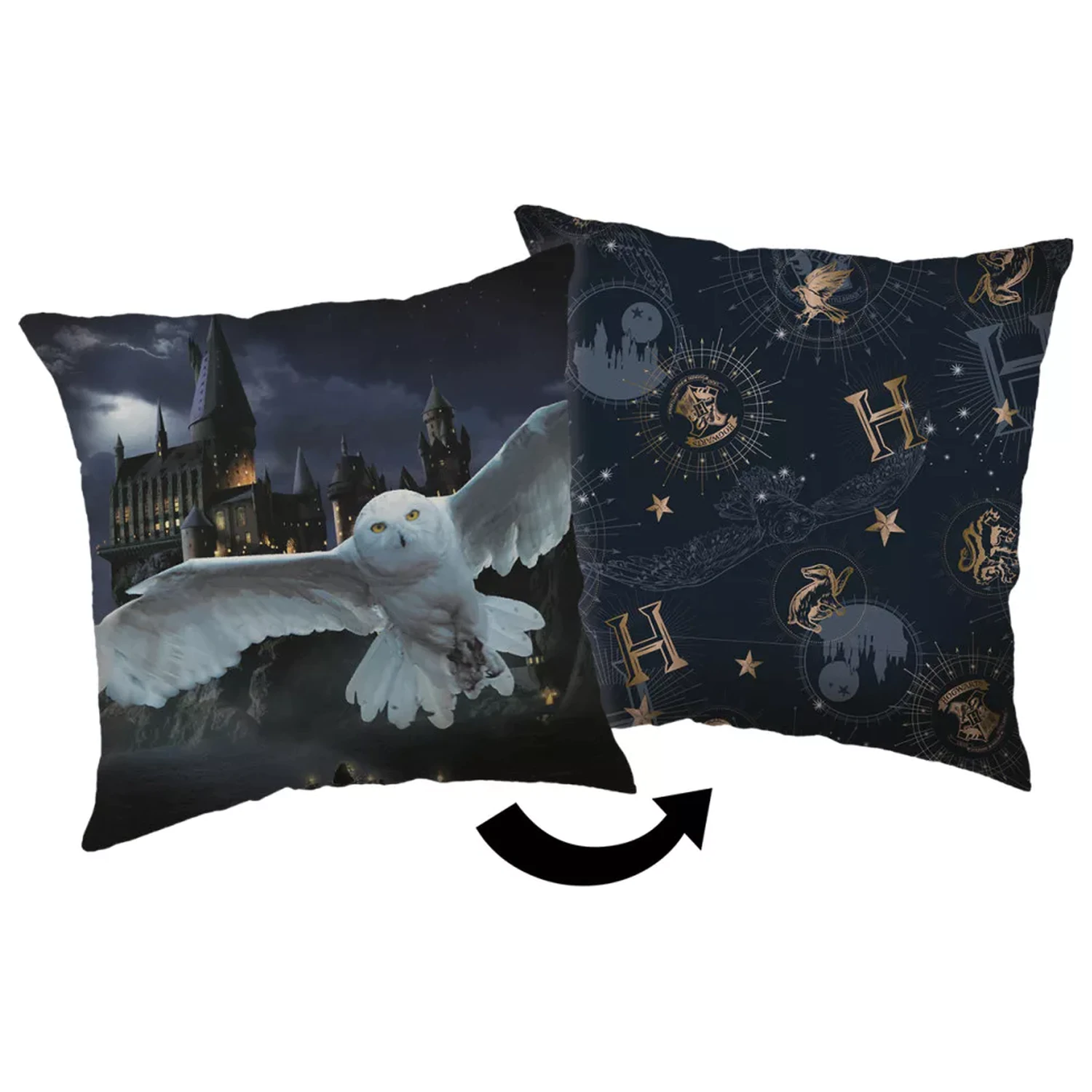 Harry Potter Hogwarts Nacht Kissen, Zierkissen Produktfoto