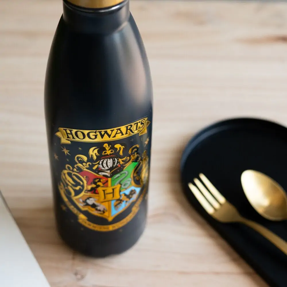 Harry Potter Hogwarts Edelstahl Flasche 500ml Produktfoto