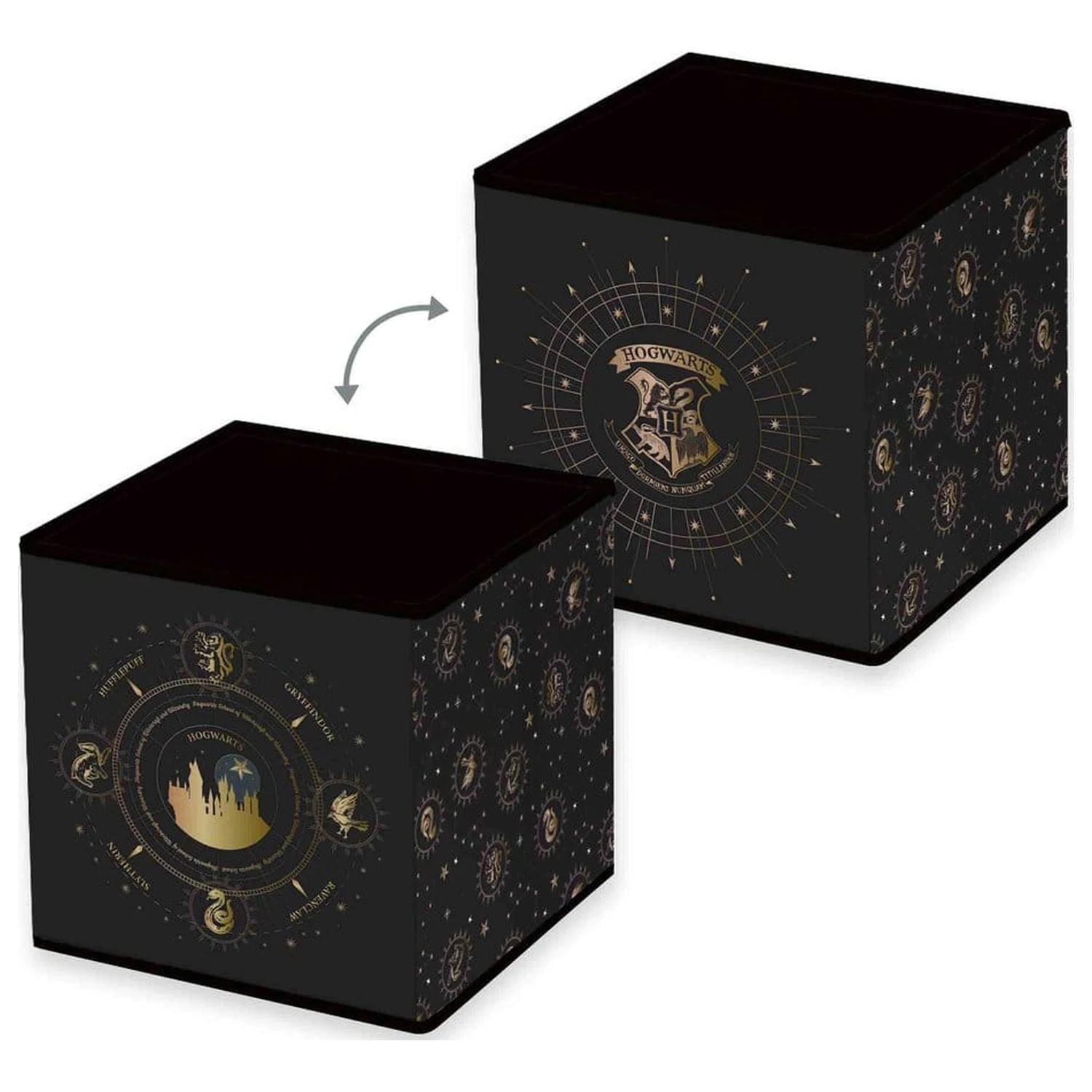 Harry Potter Aufbewahrungsbox Hogwarts 30 x 30 cm Produktfoto