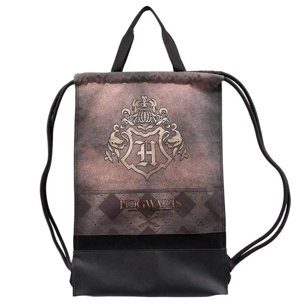 Harry Potter Kordelzugtasche Hogwarts Logo Produktfoto