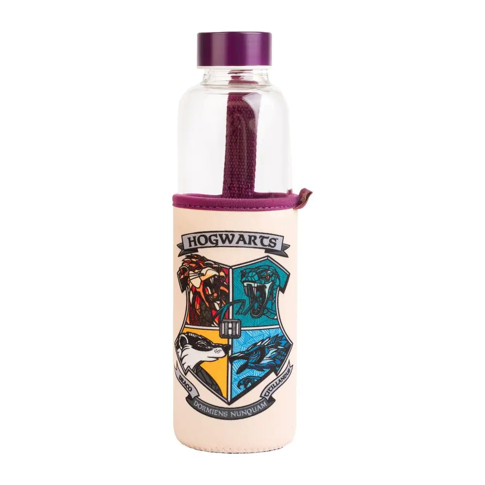 Harry Potter Hogwarts Glasflasche 500ml Produktfoto