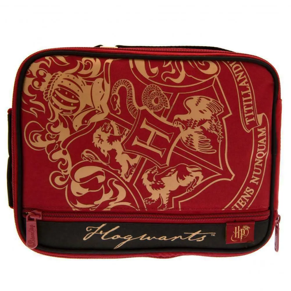 Harry Potter Deluxe Lunchtasche (Burgunder) Crest Produktfoto