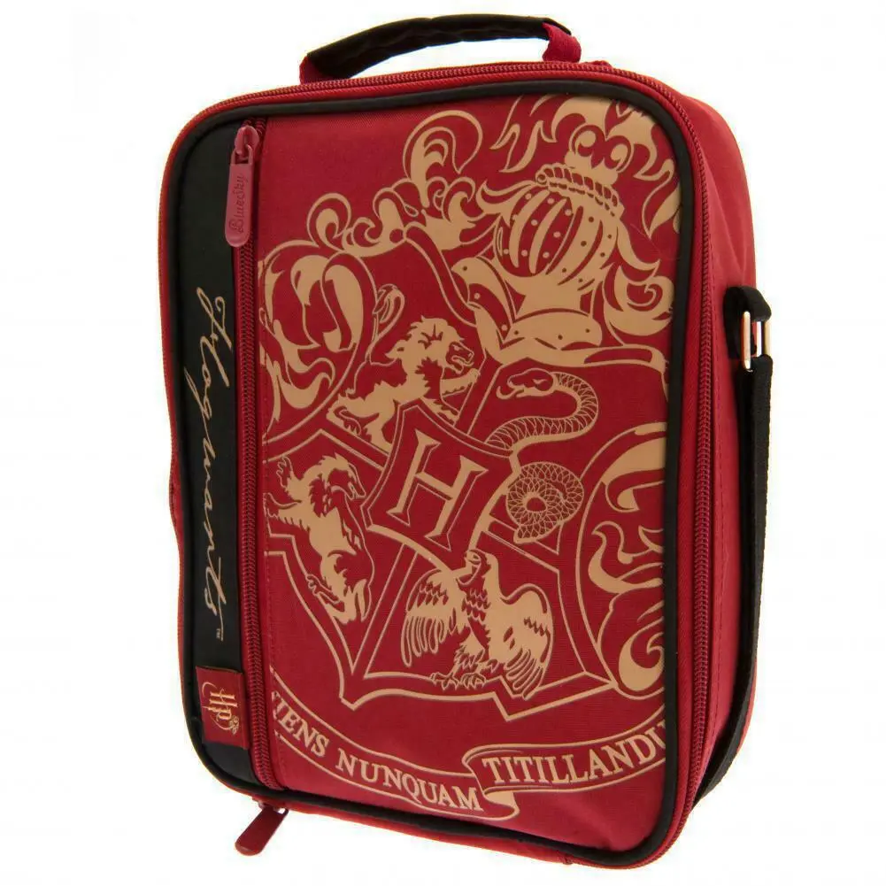Harry Potter Deluxe Lunchtasche (Burgunder) Crest Produktfoto
