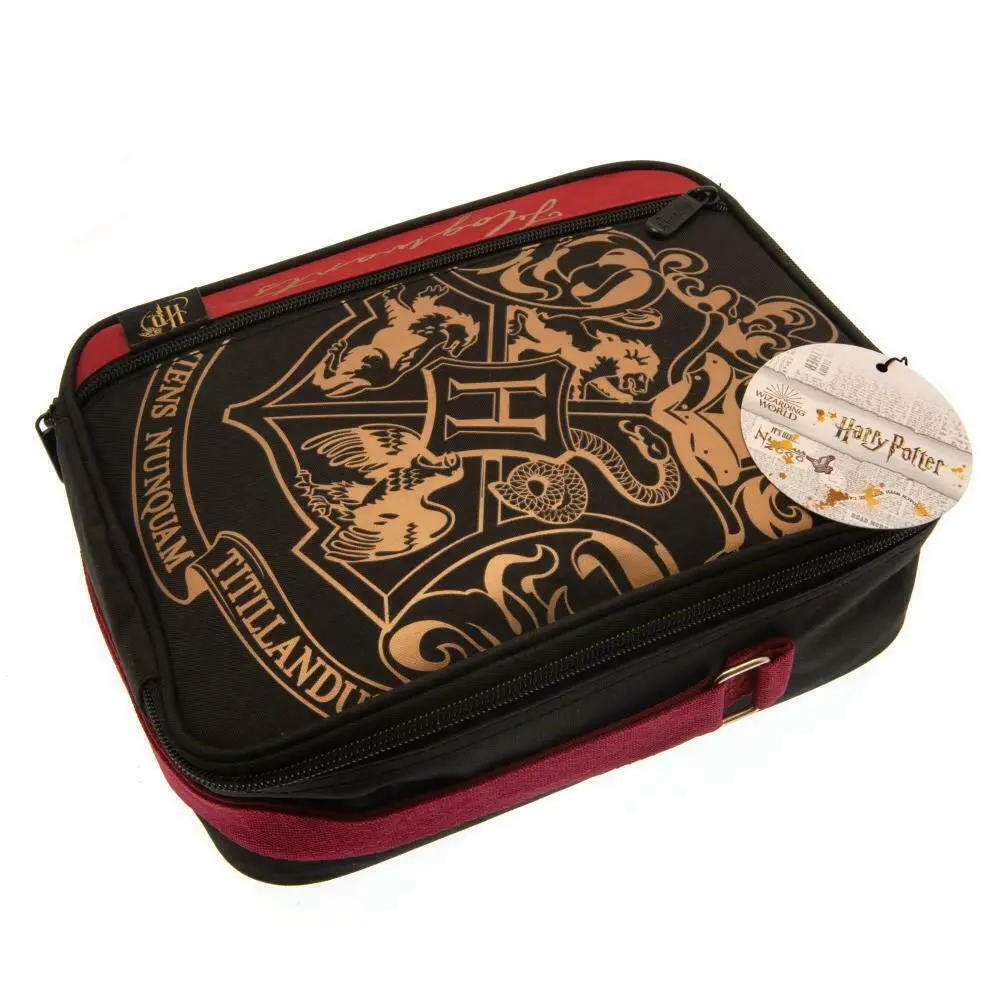 Harry Potter Deluxe Lunchtasche (Schwarz) Crest termékfotó