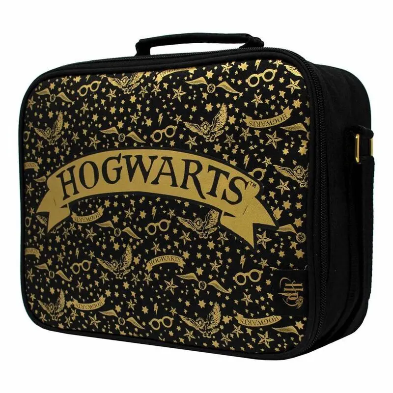 Harry Potter Isoliertasche Hogwarts Black & Gold Produktfoto