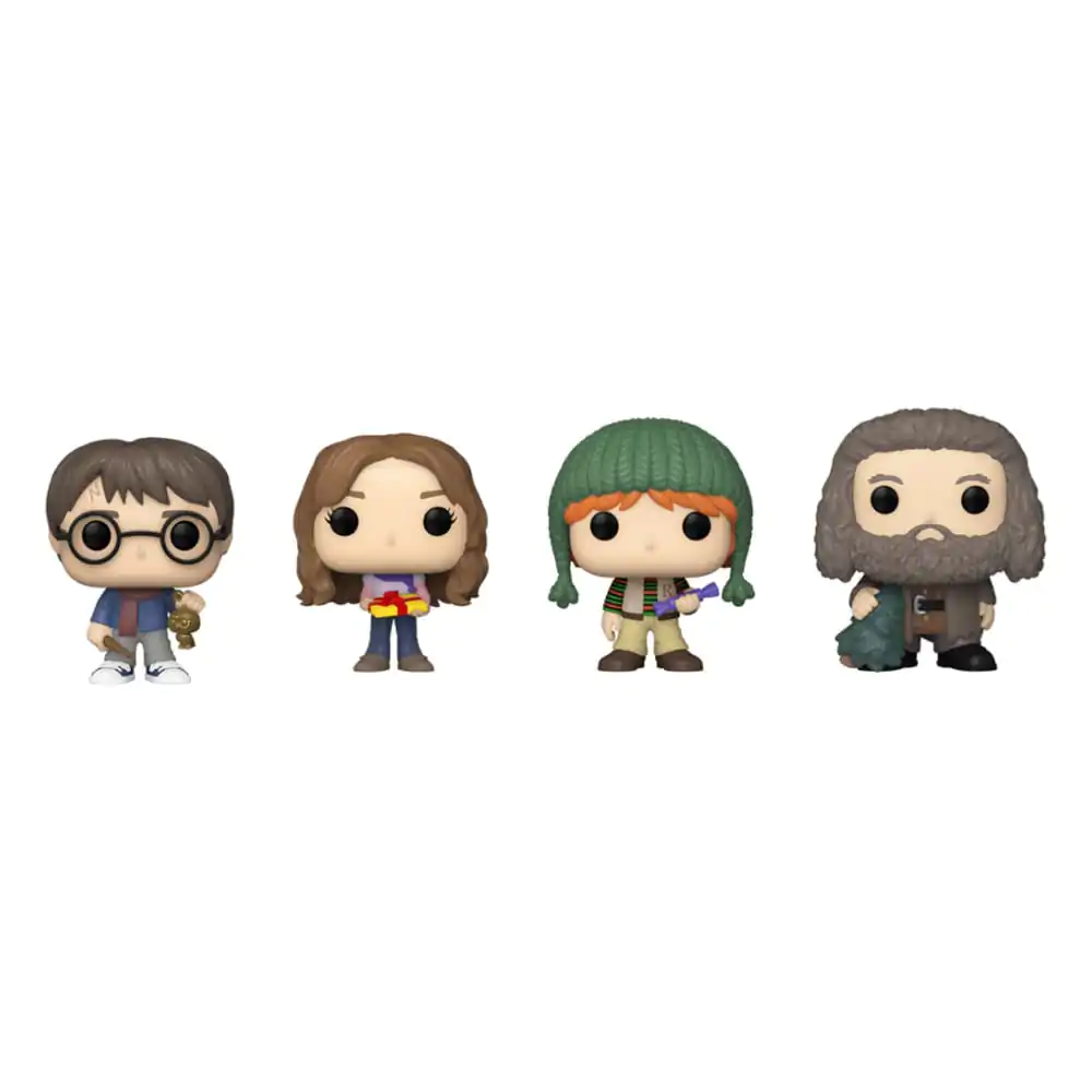 Harry Potter Holiday 2024 Pocket Funko POP! Vinyl Schlüsselanhänger 4er-Pack Tree Holiday Box 4 cm termékfotó