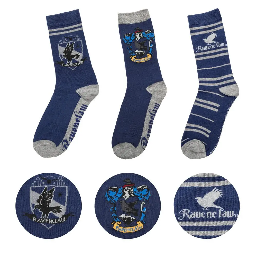 Harry Potter Socken 3er-Pack Ravenclaw termékfotó