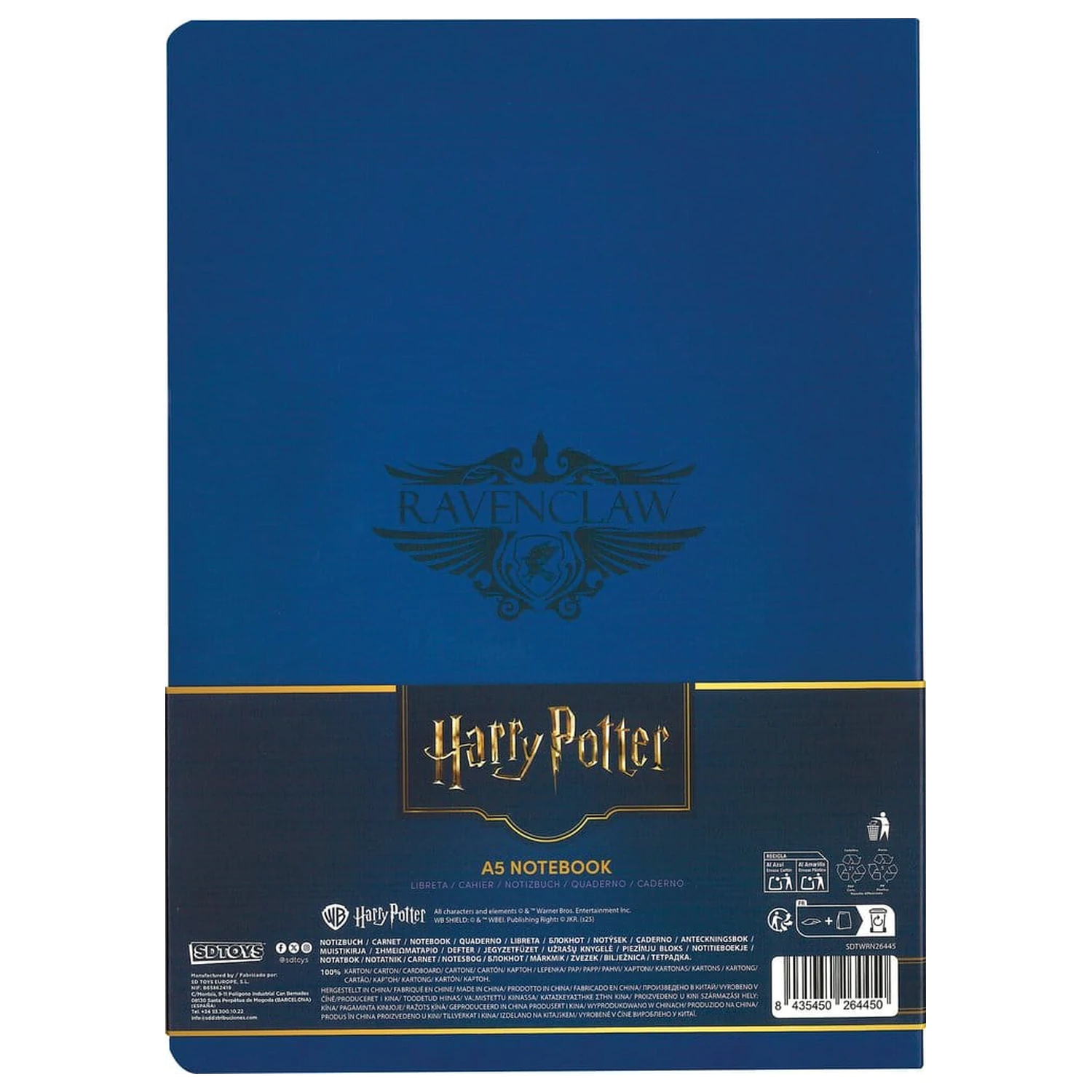 Harry Potter Softcover Notizbuch Ravenclaw 21 cm Produktfoto
