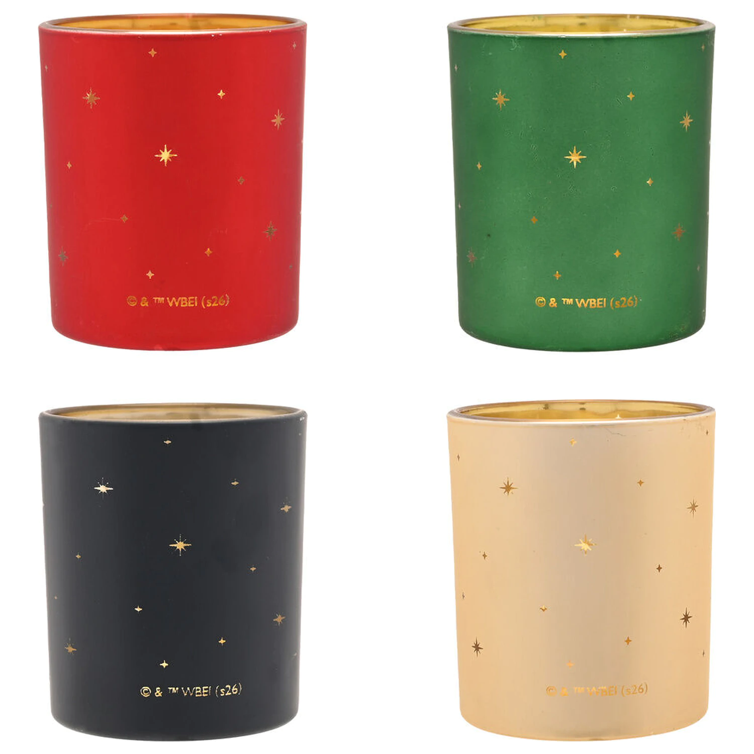 Harry Potter Houses 4-teiliges Teelichthalter Set Produktfoto