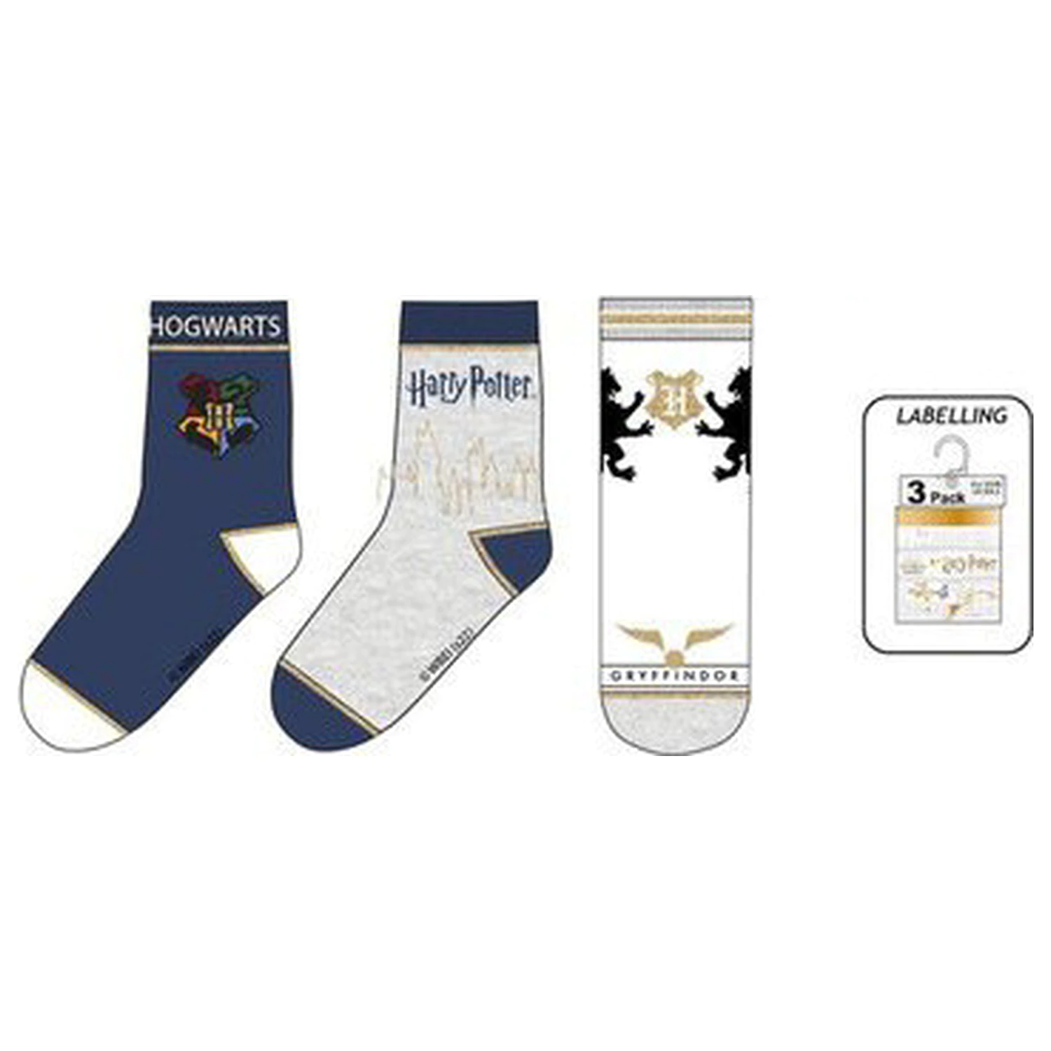 Harry Potter Houses Kinder Socken 27/30 Produktfoto