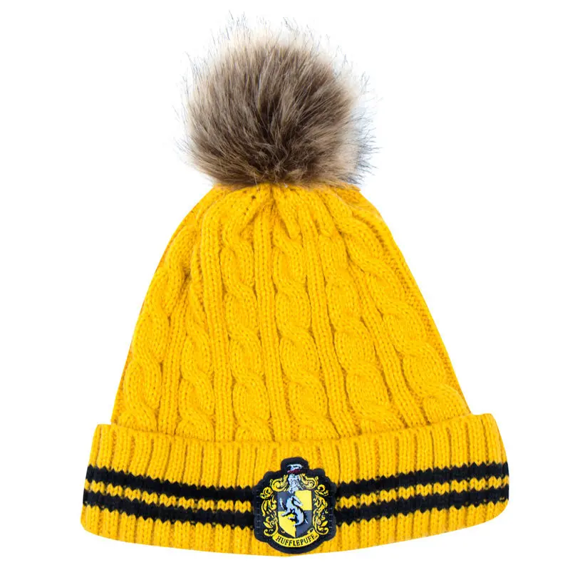 Harry Potter Pom-Pom Beanie Hufflepuff Produktfoto