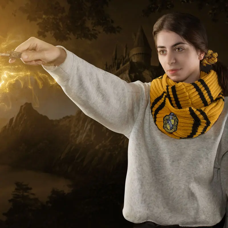 Harry Potter Schlauchschal Hufflepuff Produktfoto