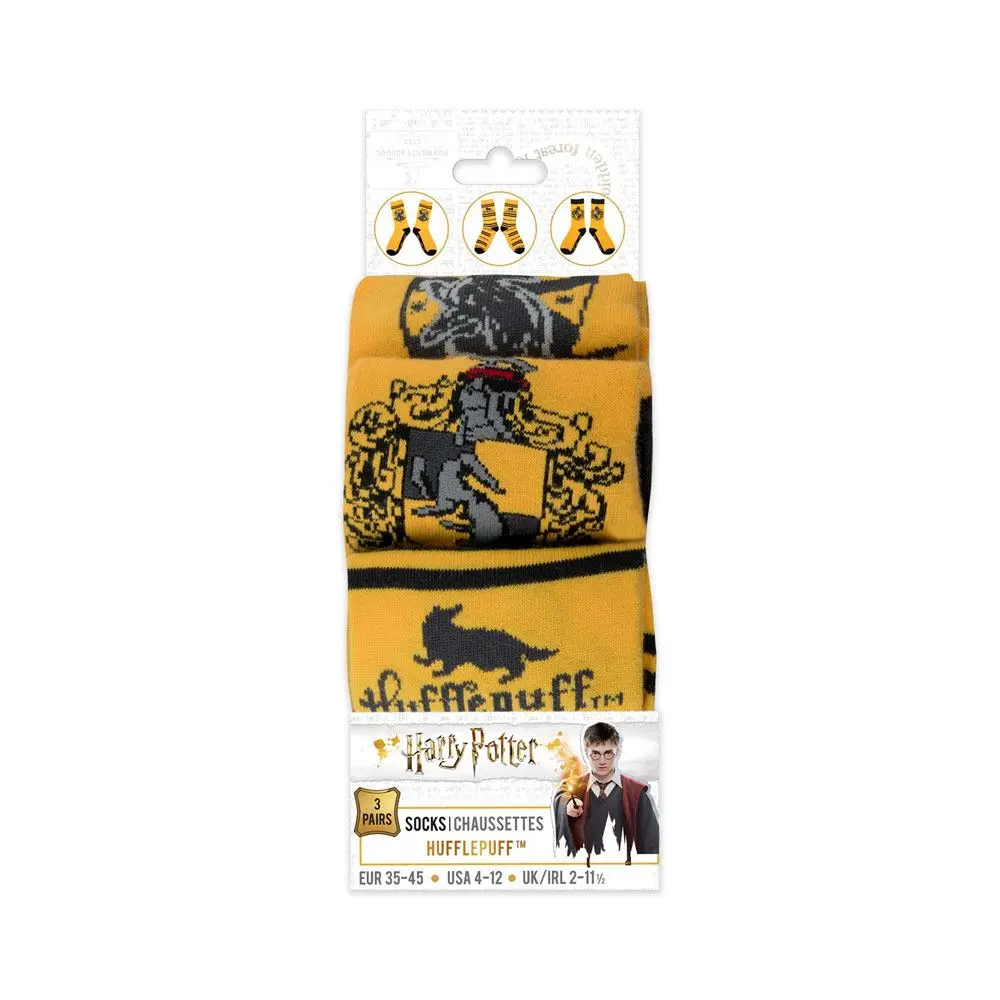 Harry Potter Socken 3er-Pack Hufflepuff termékfotó