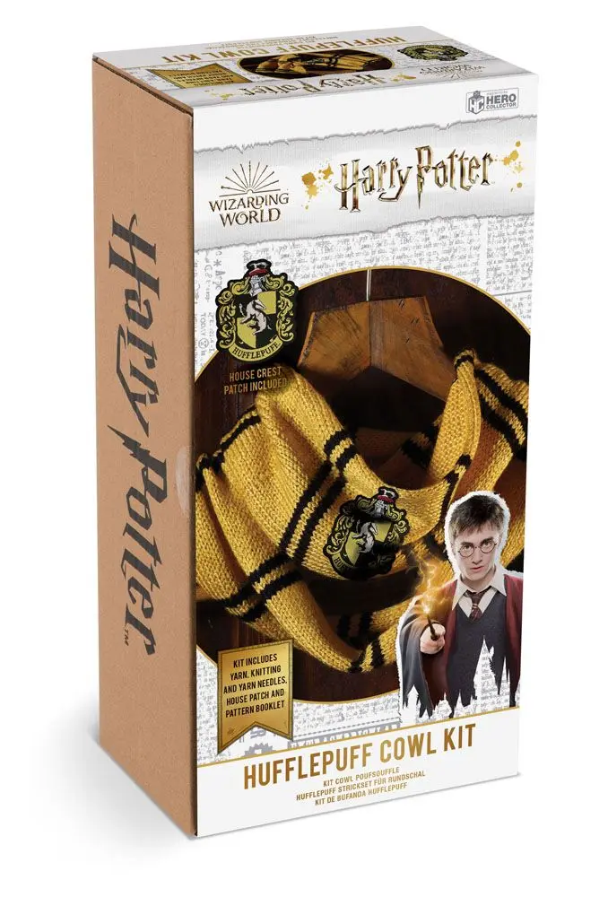 Harry Potter Strick Set Infinity Schal Hufflepuff Produktfoto