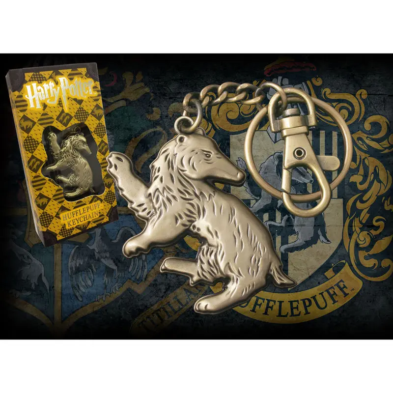 Harry Potter Metall Schlüsselanhänger Hufflepuff 7 cm Produktfoto