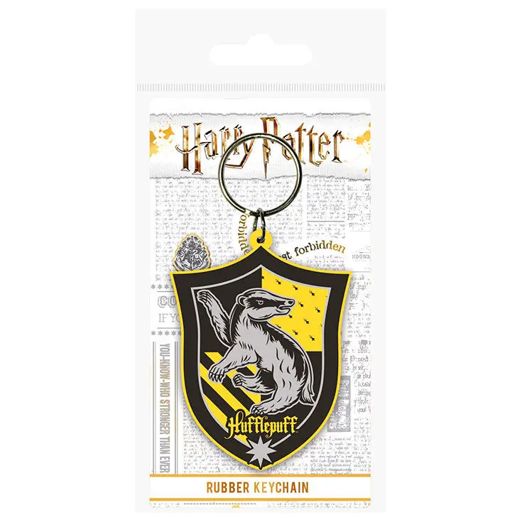 Harry Potter Gummi-Schlüsselanhänger Hufflepuff 6 cm Produktfoto