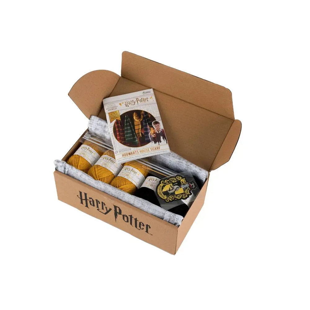 Harry Potter Strick Set Schal Hufflepuff Produktfoto