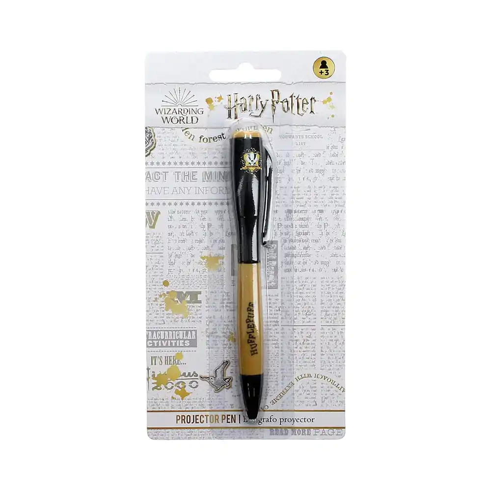 Harry Potter Kugelschreiber mit Licht-Projektor Hufflepuff termékfotó