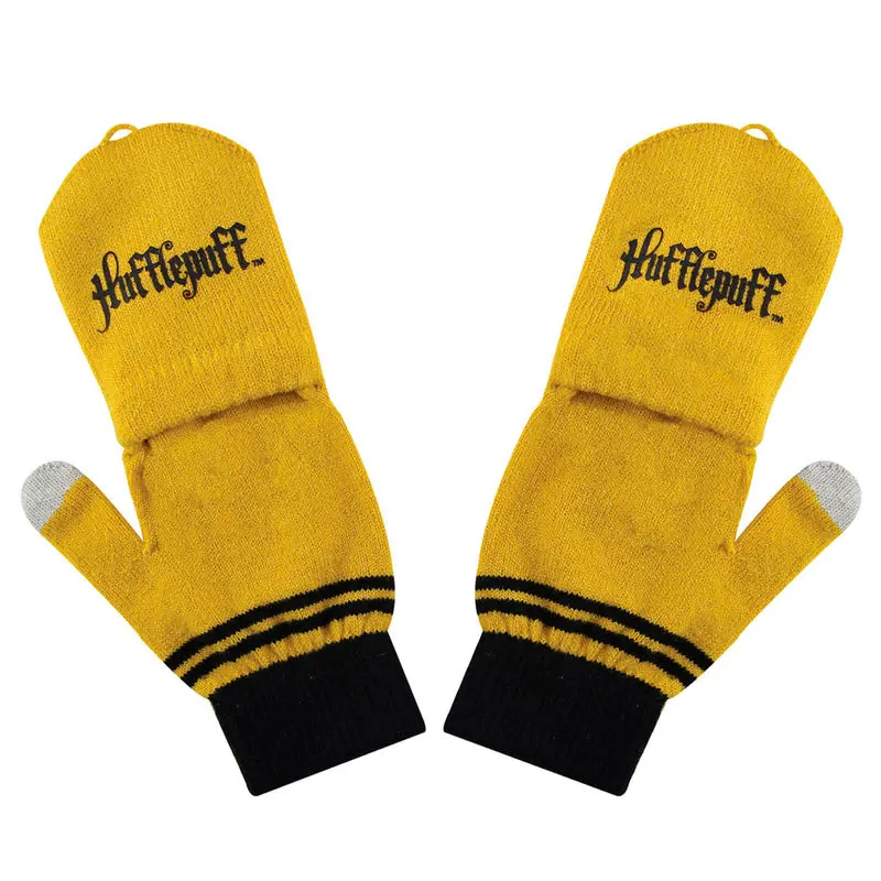 Harry Potter Handschuhe (Fingerlos) Hufflepuff Produktfoto