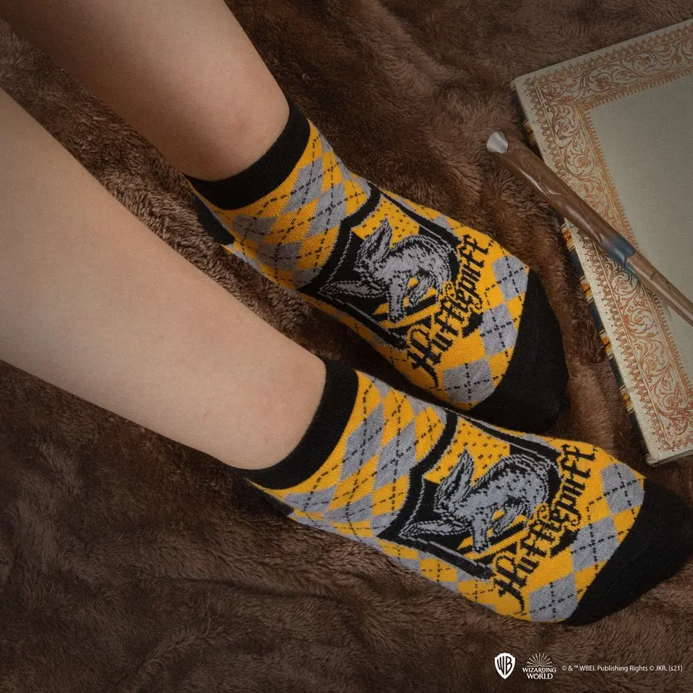 Harry Potter Knöchelsocken 3er-Pack Hufflepuff termékfotó