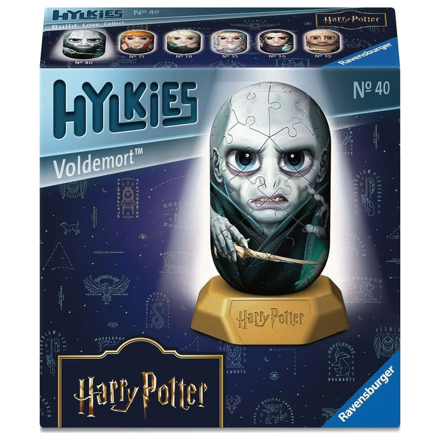 Harry Potter Hylkies 3D Puzzle #40 Voldemort 12 cm Produktfoto