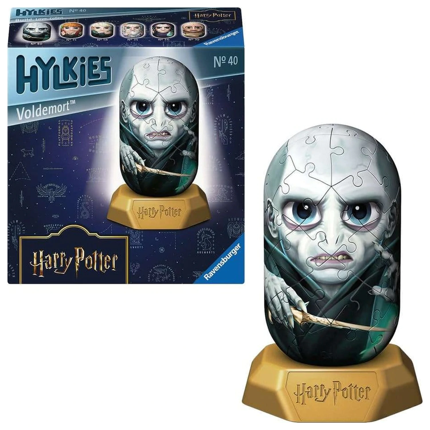 Harry Potter Hylkies 3D Puzzle #40 Voldemort 12 cm Produktfoto