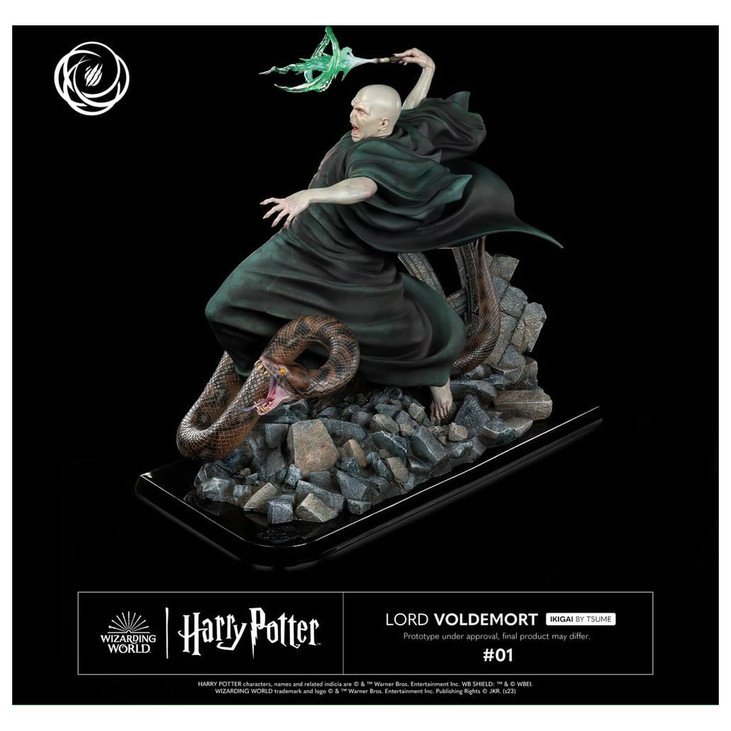 Harry Potter IKIGAI Figur 1/6 Lord Voldemort 32 cm Produktfoto