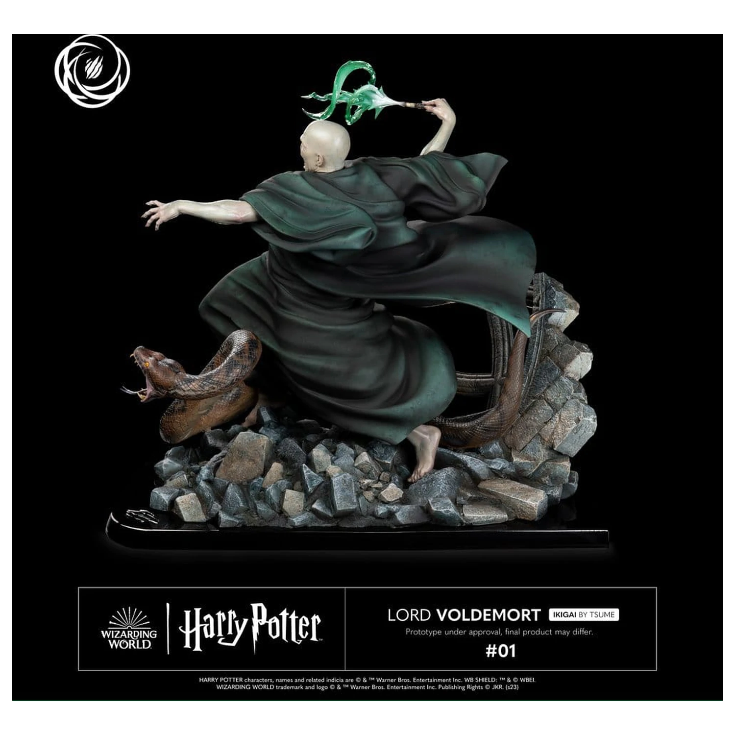 Harry Potter IKIGAI Figur 1/6 Lord Voldemort 32 cm Produktfoto