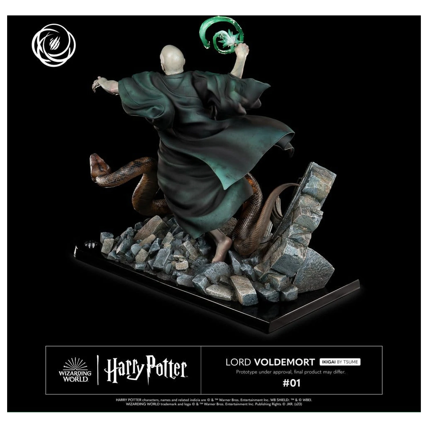 Harry Potter IKIGAI Figur 1/6 Lord Voldemort 32 cm Produktfoto