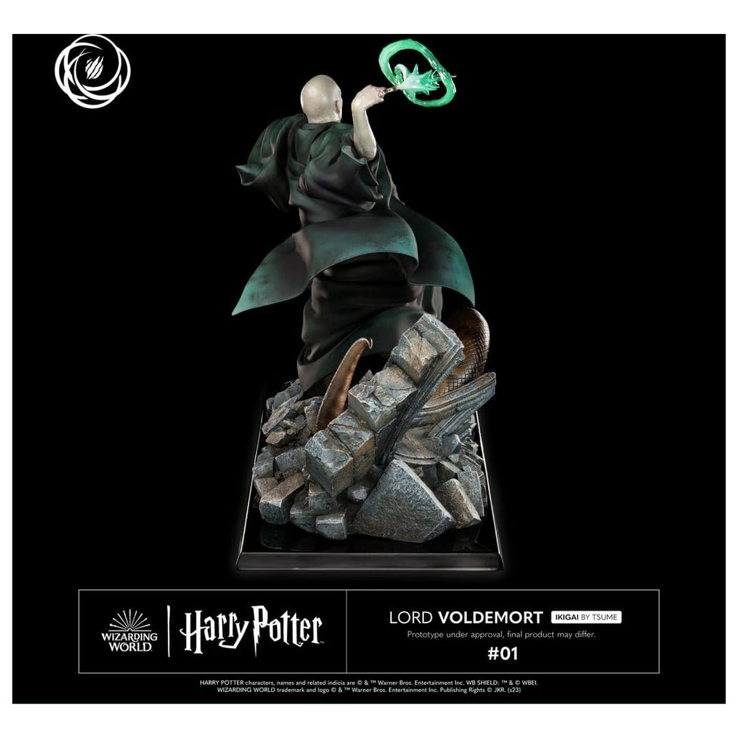 Harry Potter IKIGAI Figur 1/6 Lord Voldemort 32 cm Produktfoto