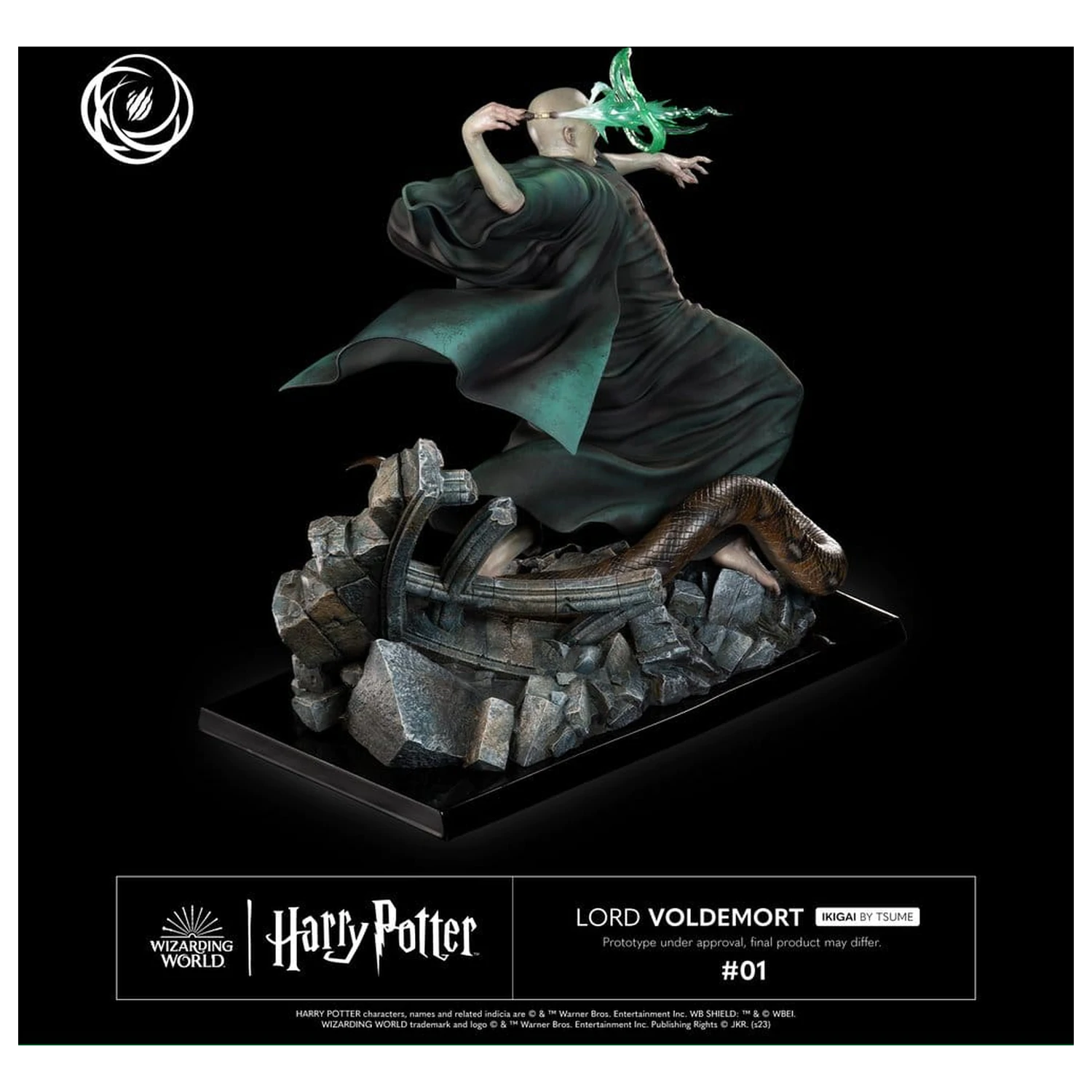 Harry Potter IKIGAI Figur 1/6 Lord Voldemort 32 cm Produktfoto