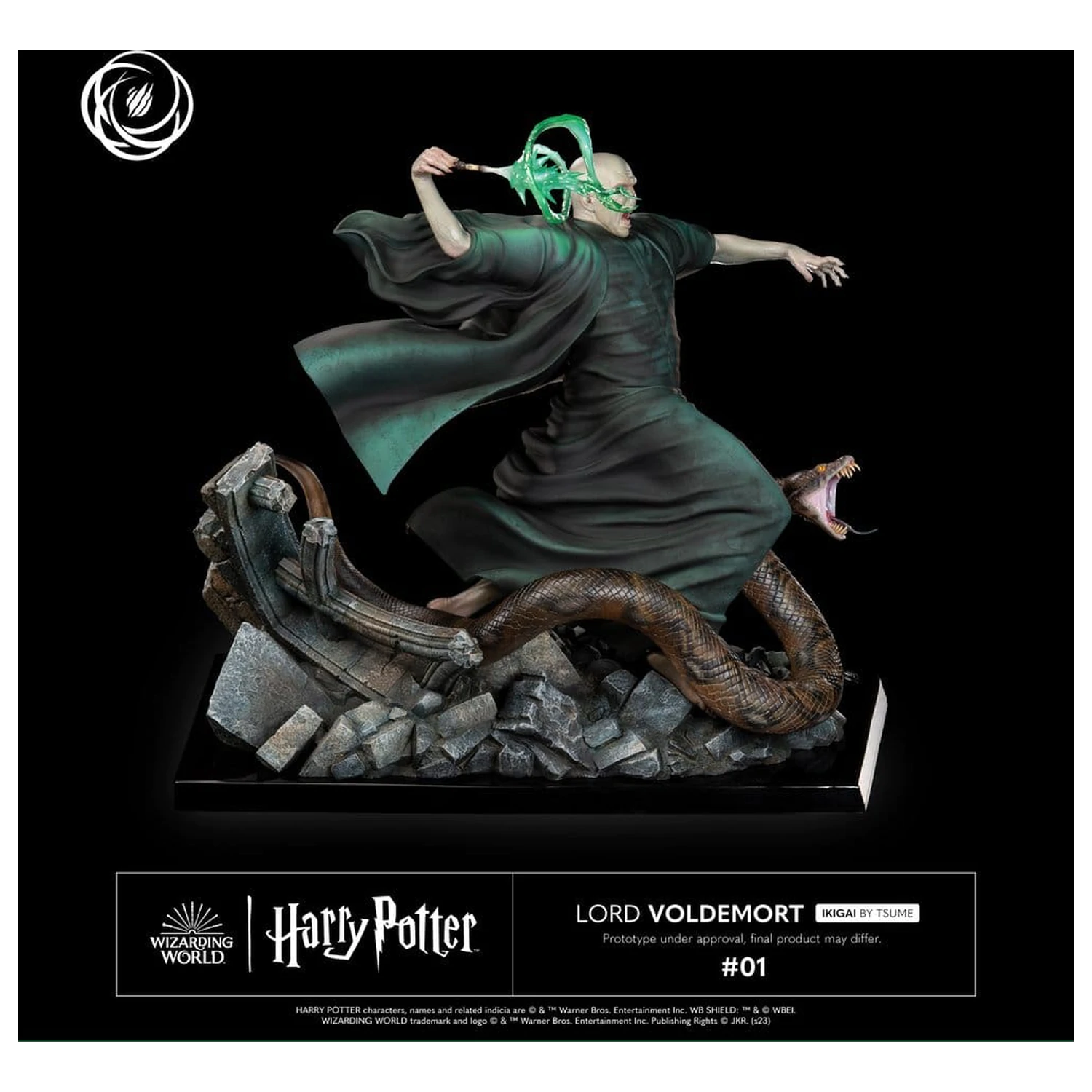 Harry Potter IKIGAI Figur 1/6 Lord Voldemort 32 cm Produktfoto
