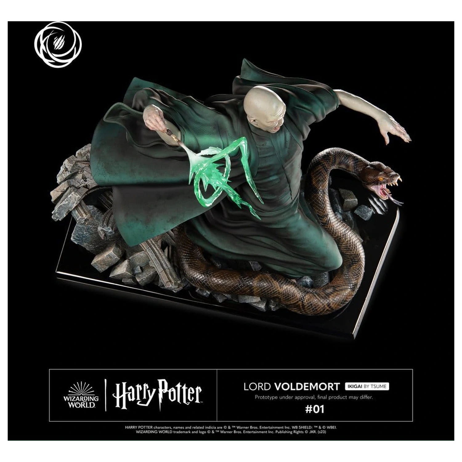 Harry Potter IKIGAI Figur 1/6 Lord Voldemort 32 cm Produktfoto