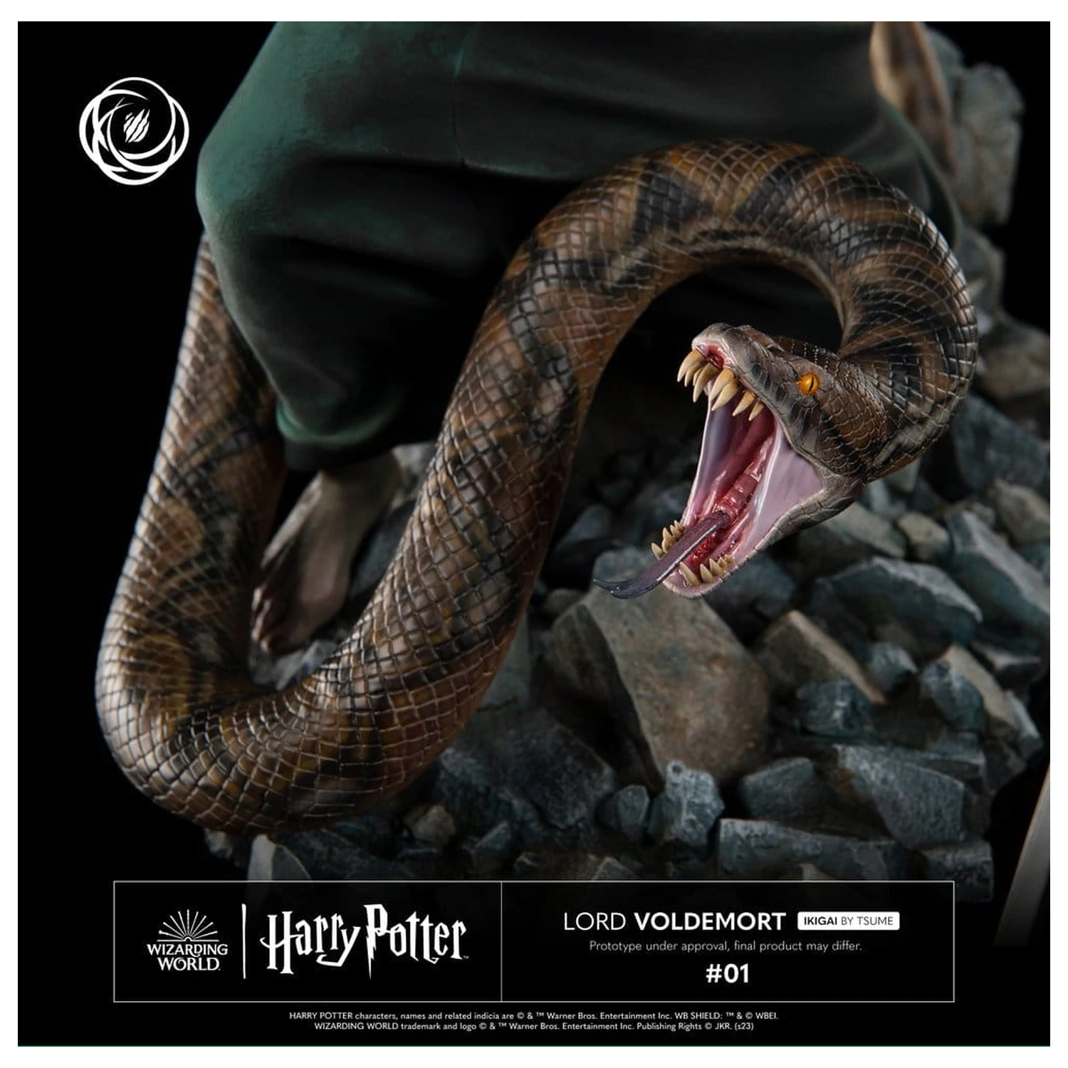 Harry Potter IKIGAI Figur 1/6 Lord Voldemort 32 cm Produktfoto