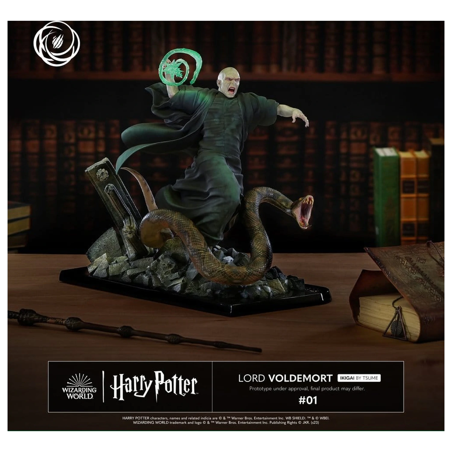 Harry Potter IKIGAI Figur 1/6 Lord Voldemort 32 cm Produktfoto