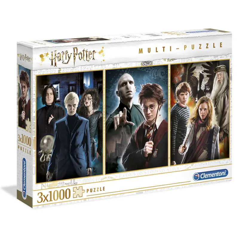 Harry Potter Multi-Puzzle Characters (3 x 1000 Teile) termékfotó