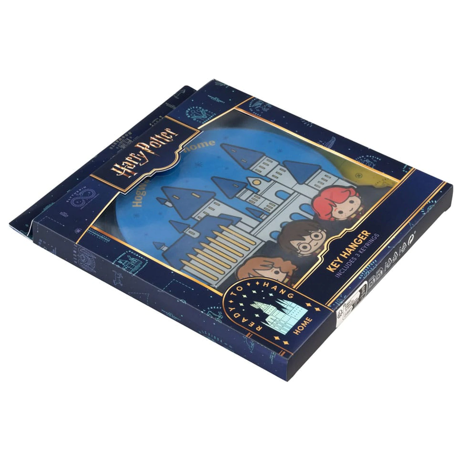 Harry Potter Schlüsselregal inkl. 3 Schlüsselanhänger Produktfoto