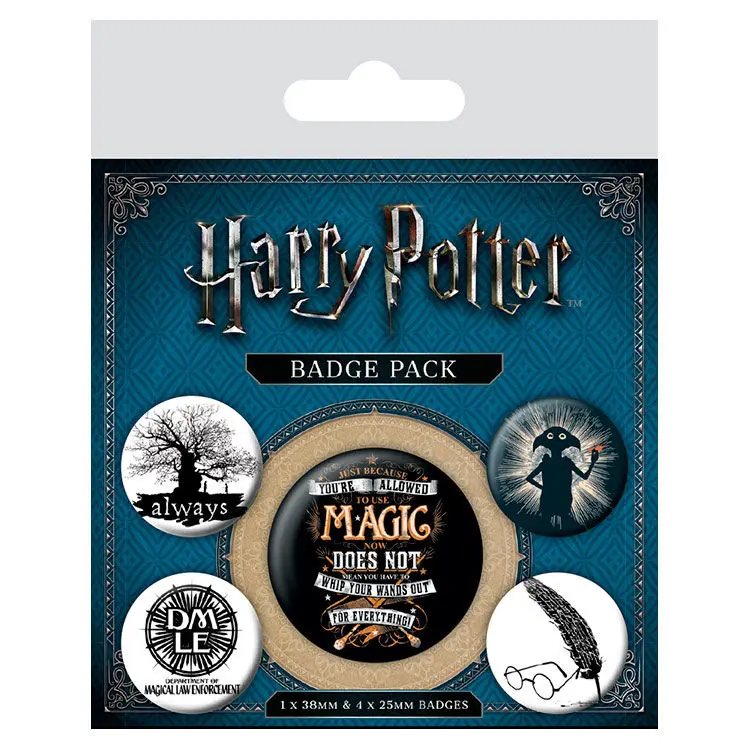 Harry Potter Ansteck-Buttons 5er-Pack Symbole termékfotó