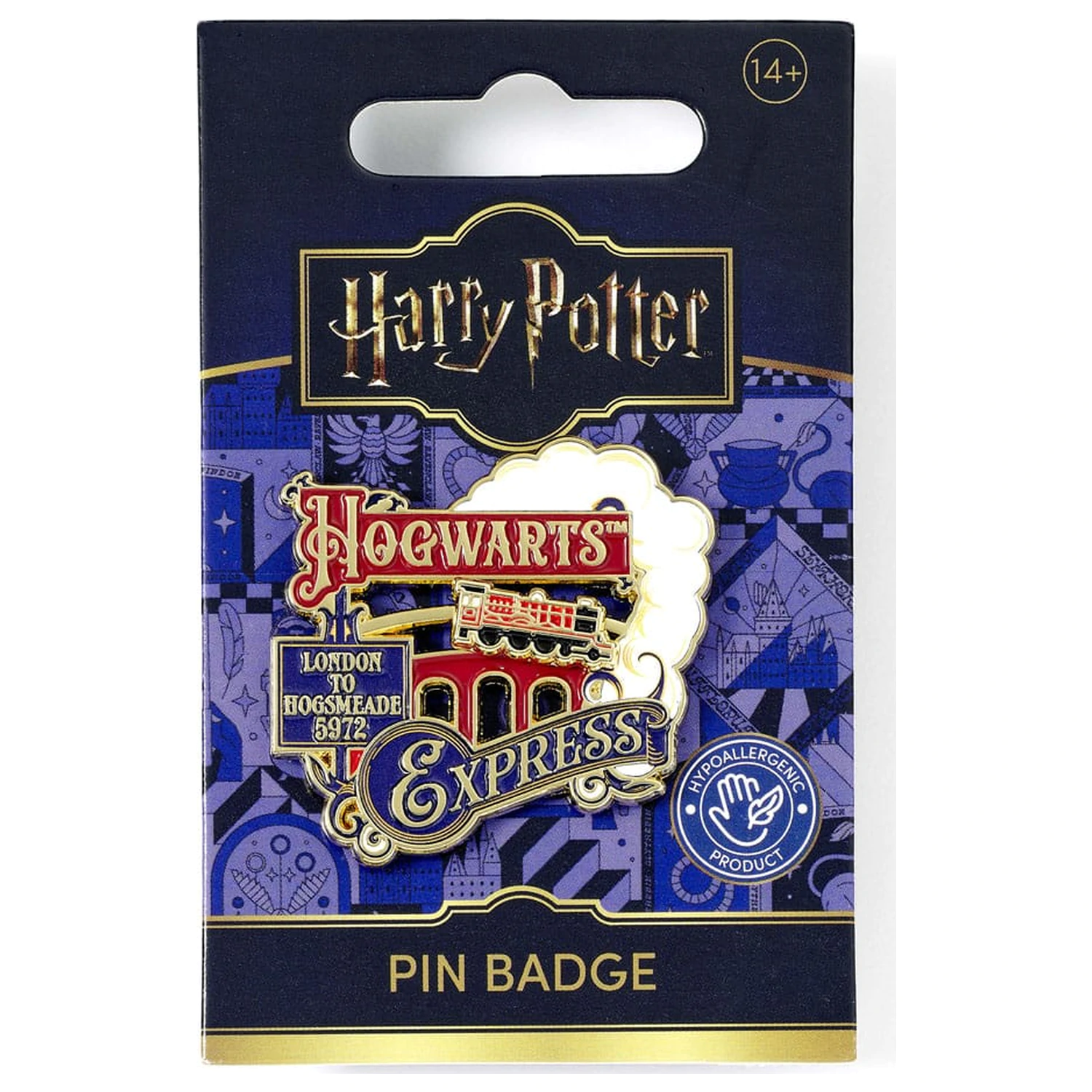 Harry Potter Pin-Anstecker Hogwarts Express (goldfarben) Produktfoto