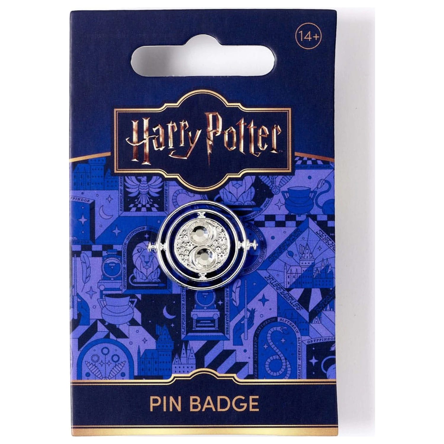Harry Potter Anstecknadel Zeitumkehrer (silberfarben) Produktfoto