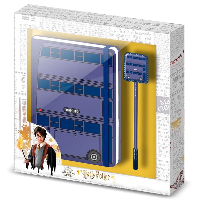 Harry Potter Knight Bus Tagebuch + Kugelschreiber set termékfotó