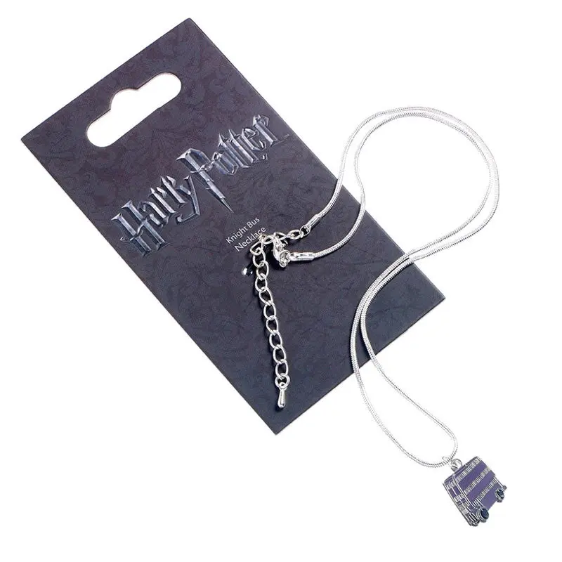 Harry Potter Halskette & Anhänger Knight Bus (versilbert) Produktfoto