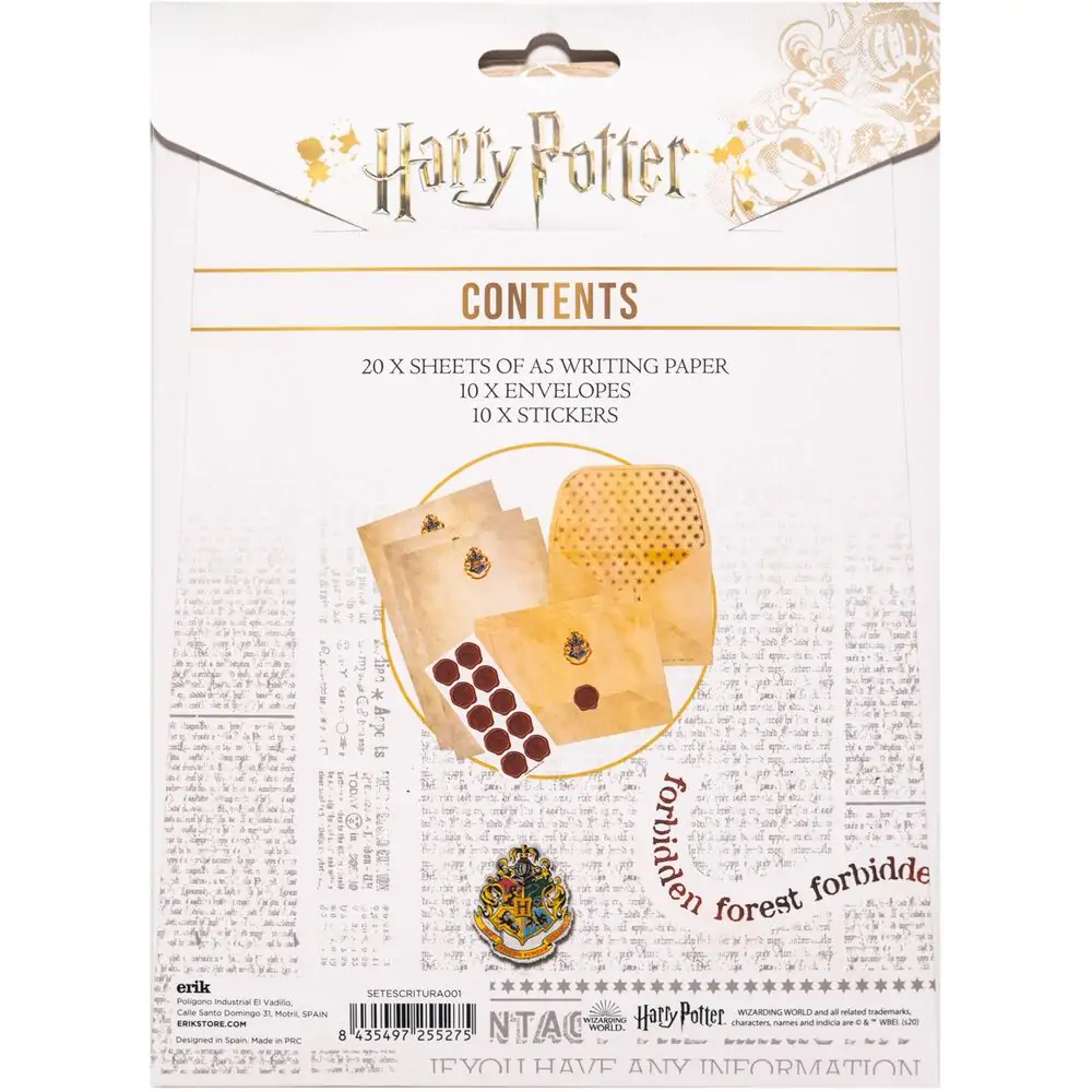 Harry Potter Schreibset Produktfoto