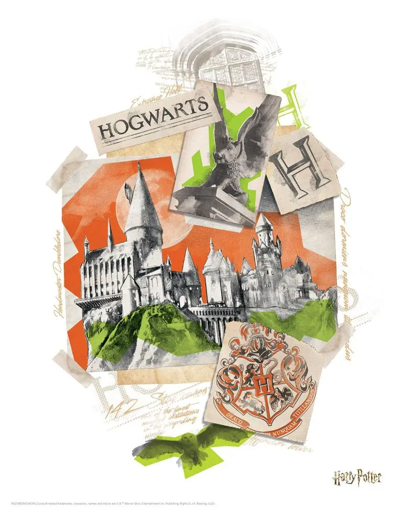 Harry Potter Lithografie 10er-Set 36 x 28 cm Produktfoto