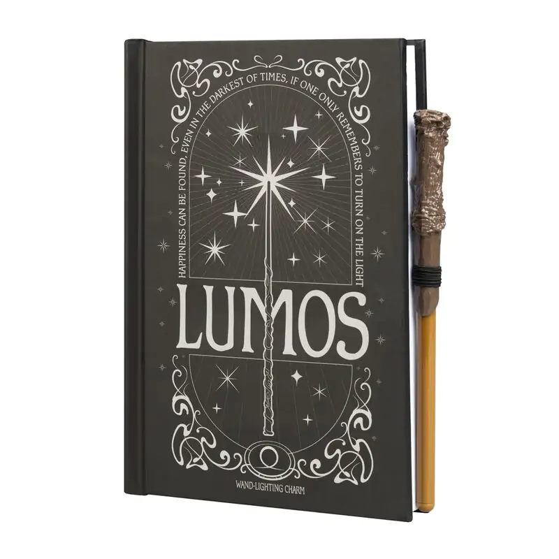 Harry Potter Lumos A5 LED-Notizbuch und Stift Produktfoto