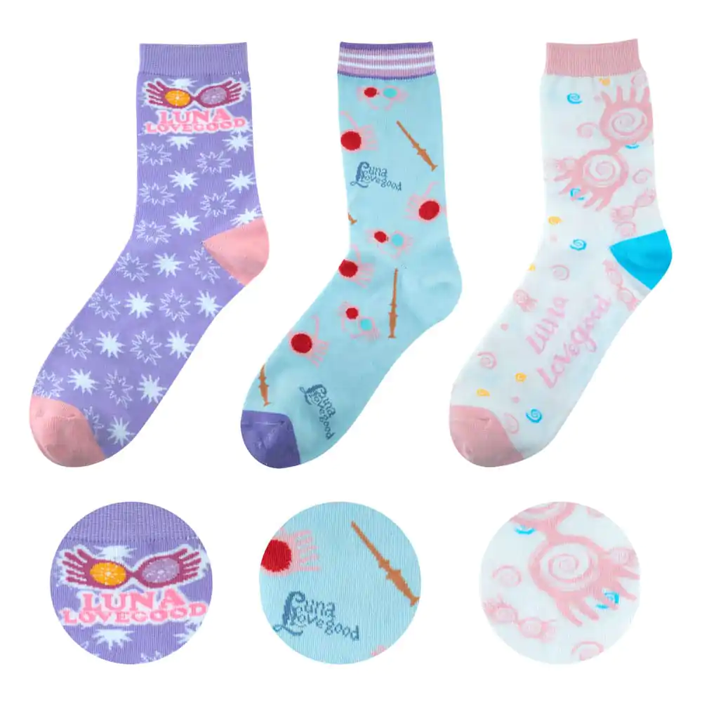 Harry Potter Socken 3er-Pack Luna Lovegood termékfotó