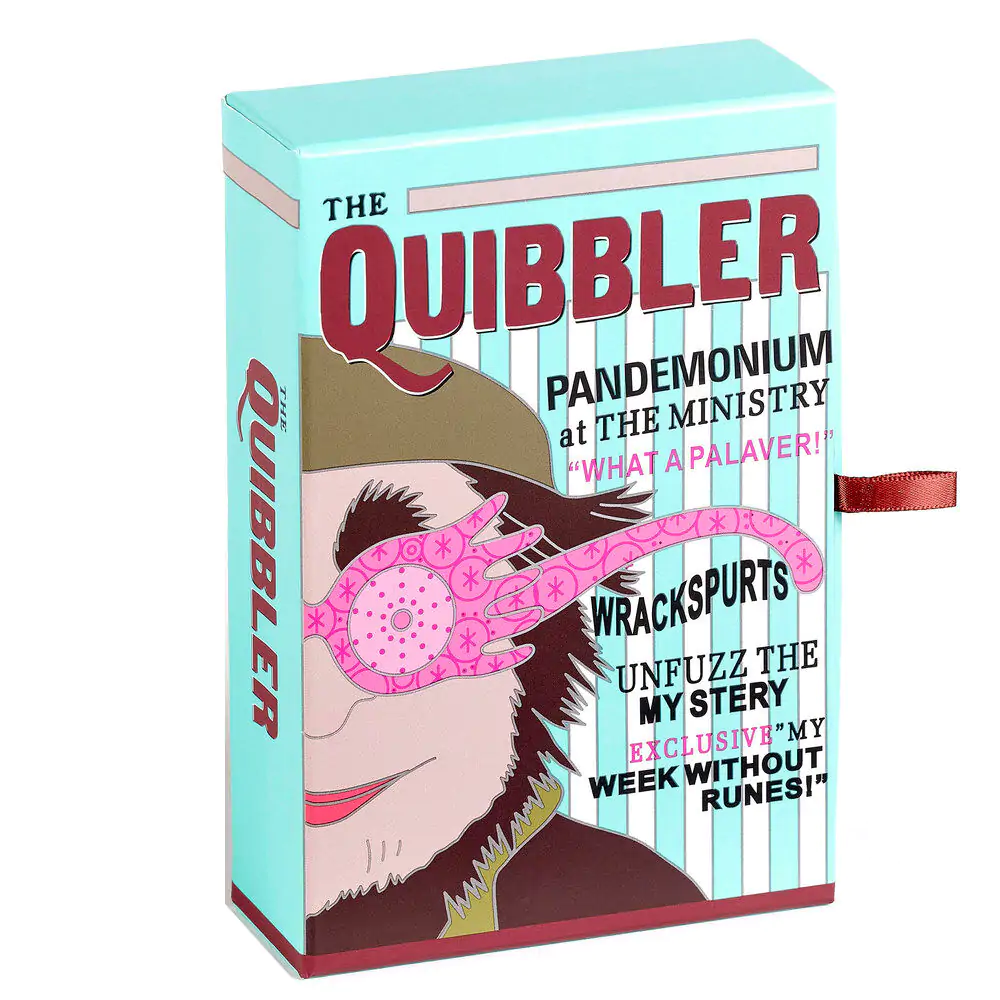 Harry Potter Luna Lovegoods Quibbler Ohrringe + Halskette Produktfoto