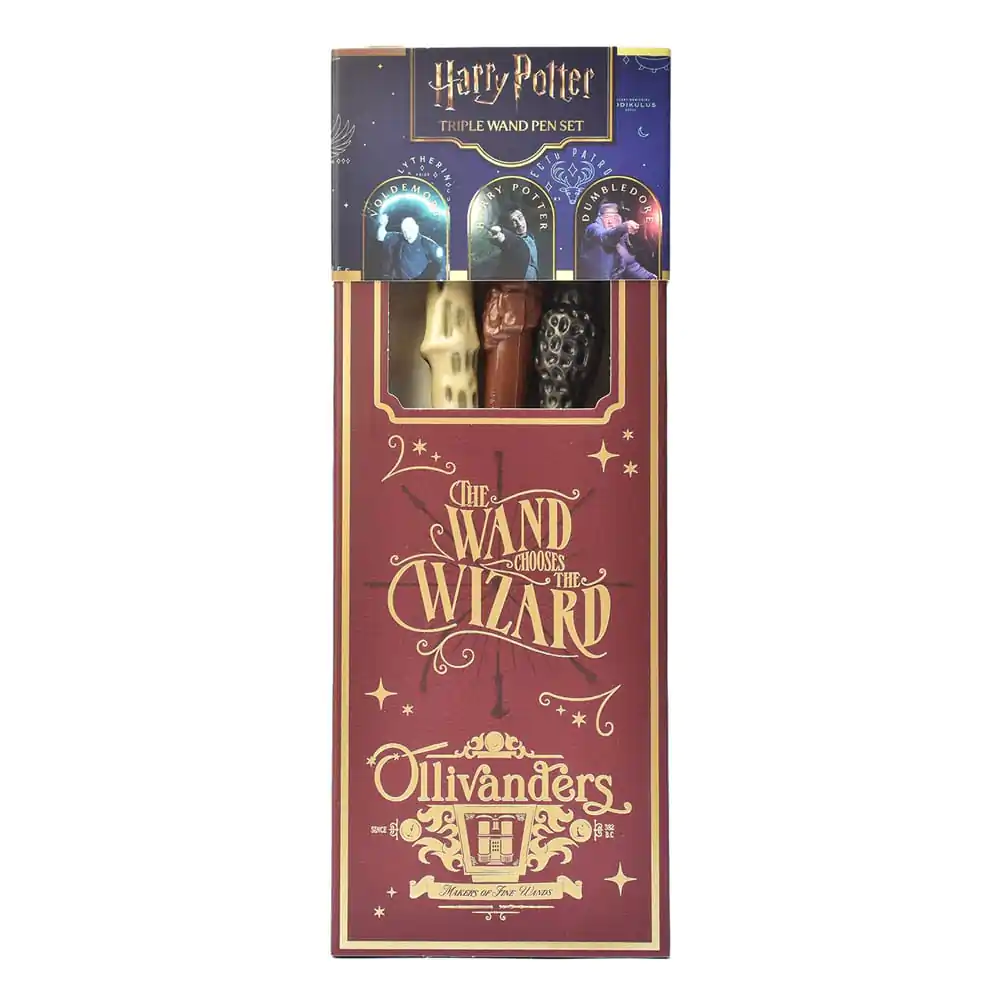Harry Potter Dreier Zauberstab Stift Packung Magical Locations Produktfoto